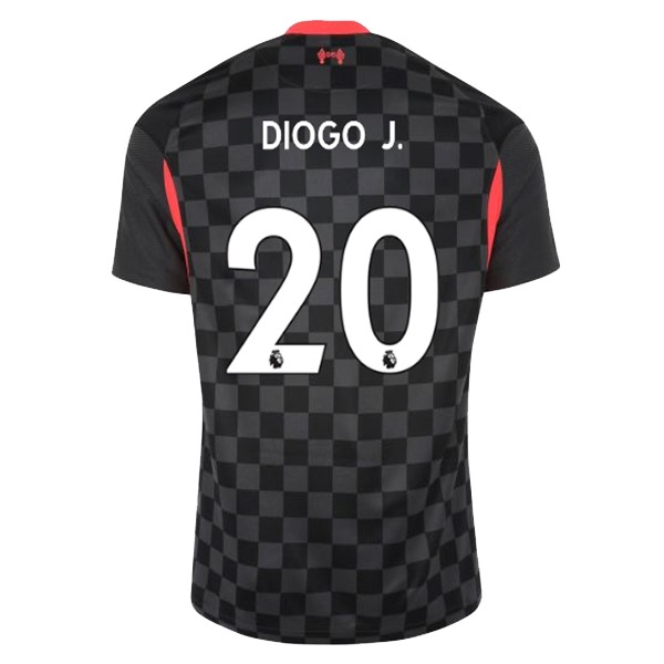 Maglia Liverpool NO.20 Diogo Jota 3ª 2020-2021 Nero